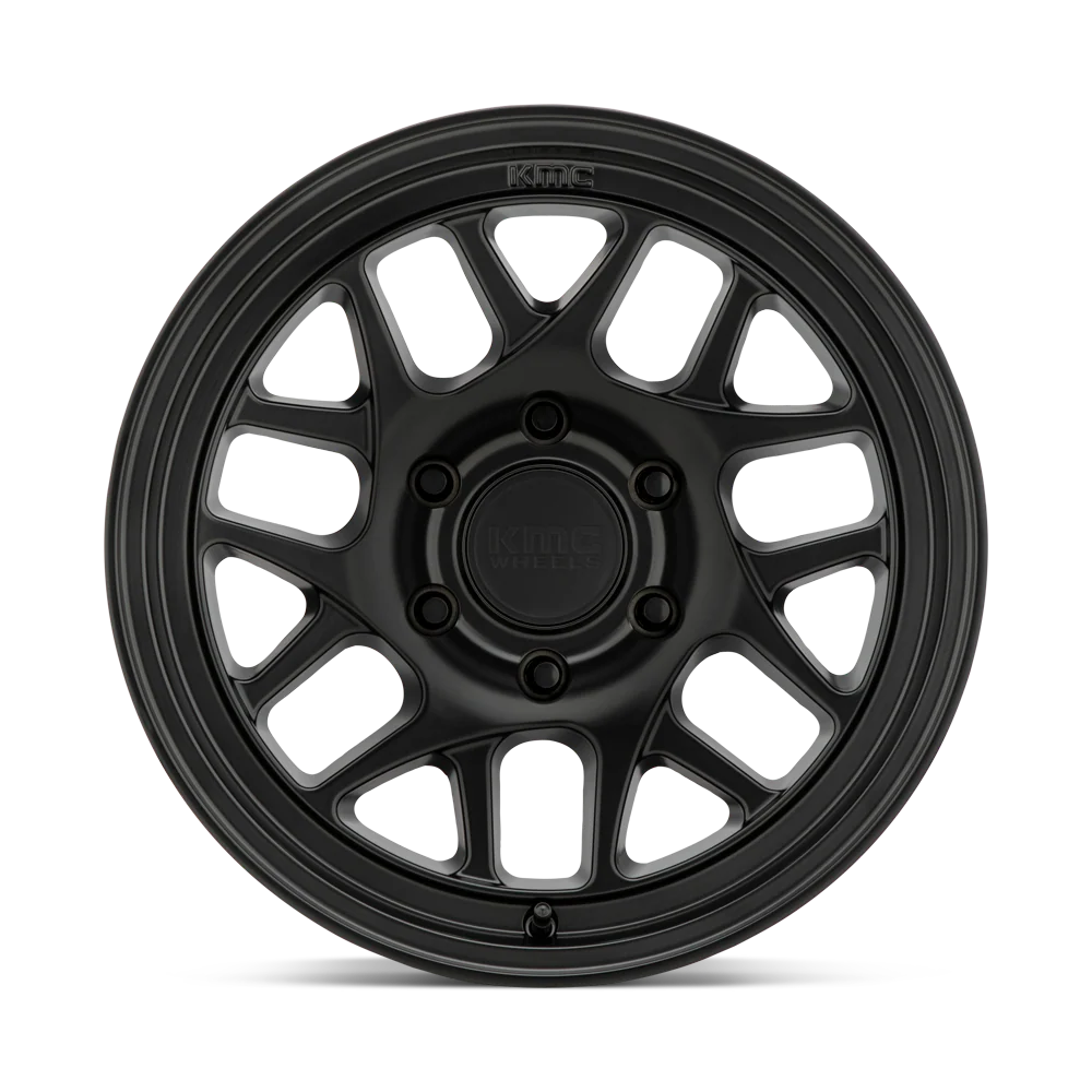 KMC KM717 Bully OL Satin Black 17x8.5 18mm Offset - Image 3