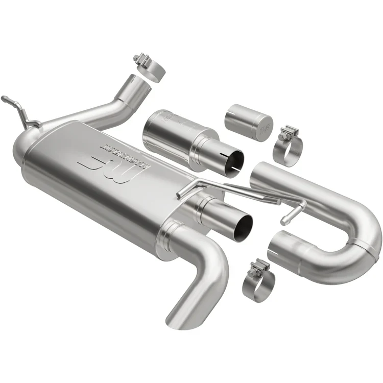 MagnaFlow Overland Series Axle-Back Performance Exhaust Jeep Wrangler JK 2007-2018