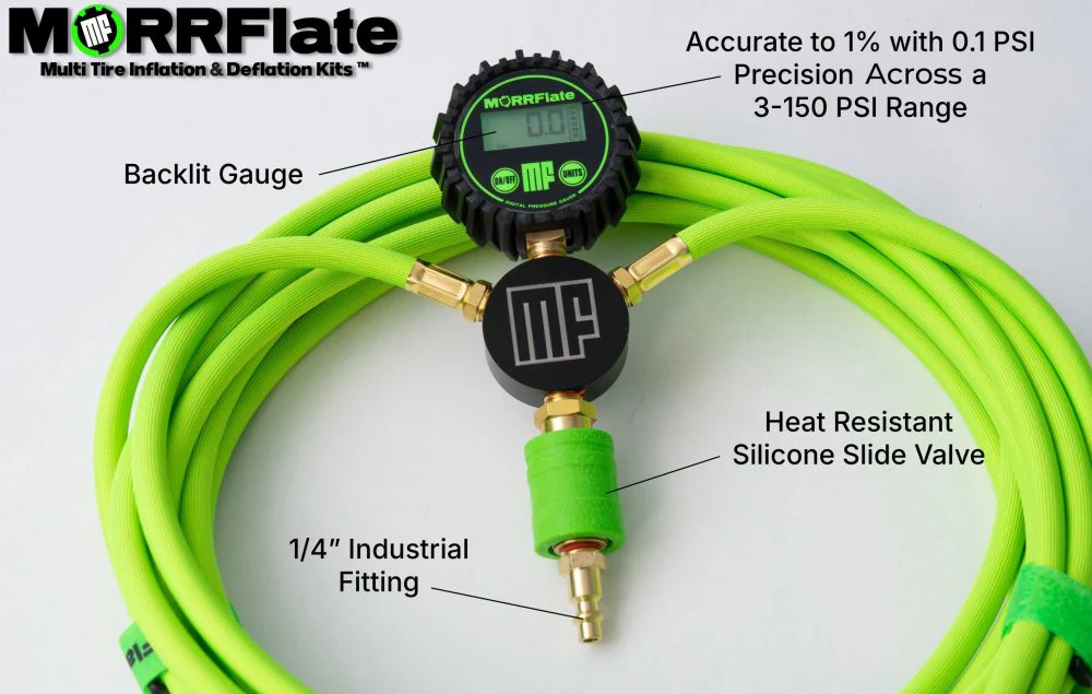 MORRFlate Braided Duo+ 2-Tire Hose Kit, 24ft Hoses - Image 5