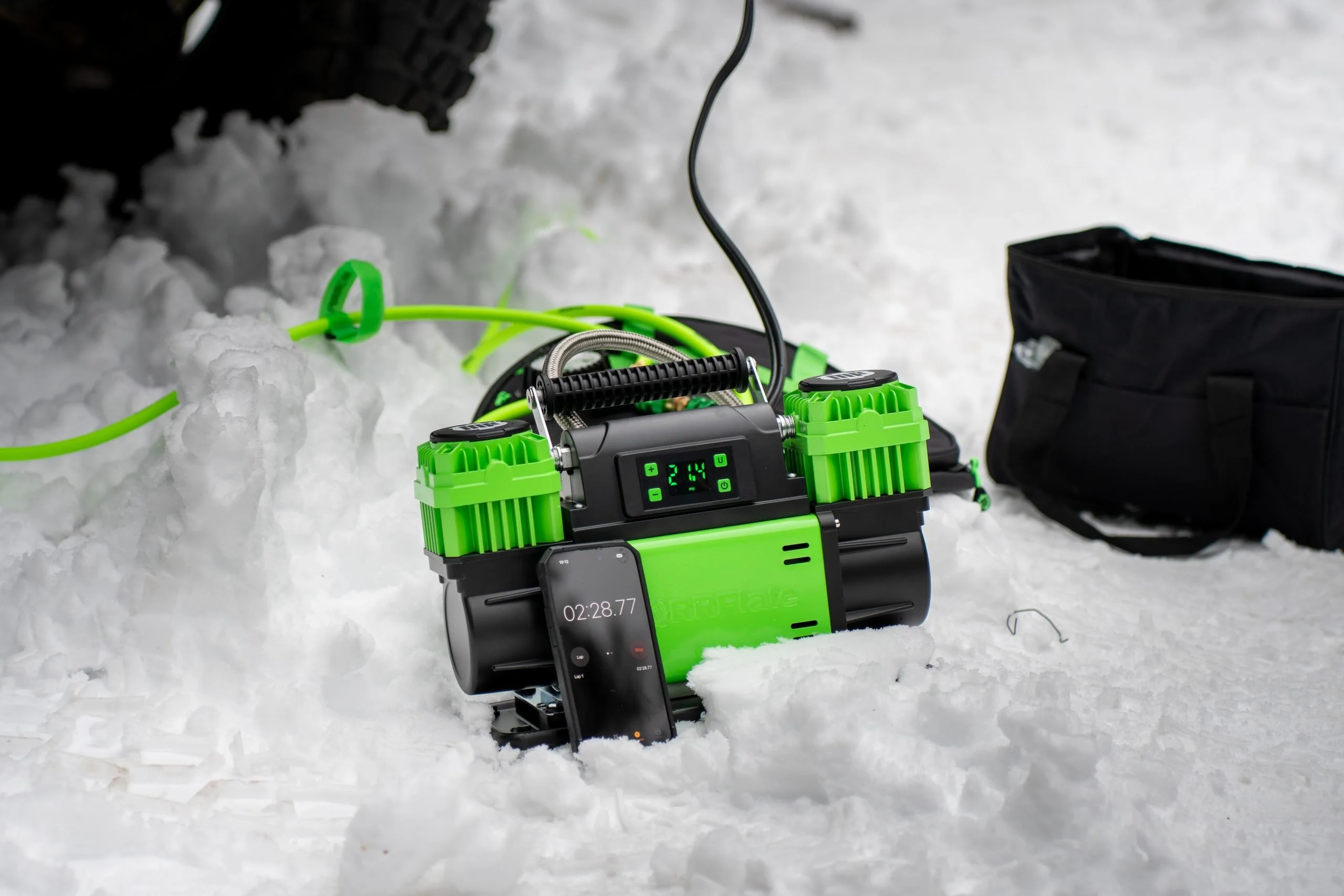 MORRFlate Ten Six PSI Pro 12v Portable Compressor - Gen 2 - Image 5