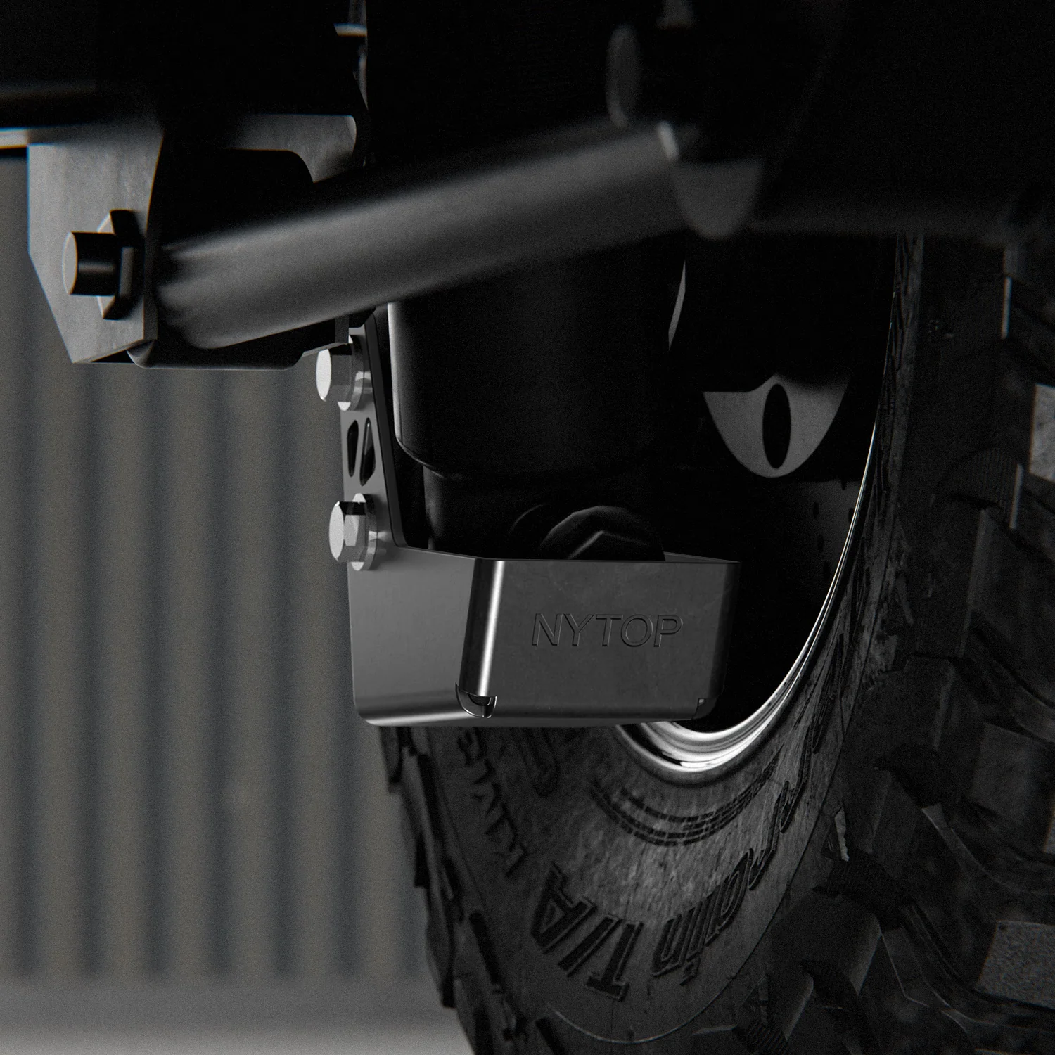 NYTOP 2022-2026 Toyota Tundra/2023-2026 Sequoia Rear Shock Mount Skid Plate Kit