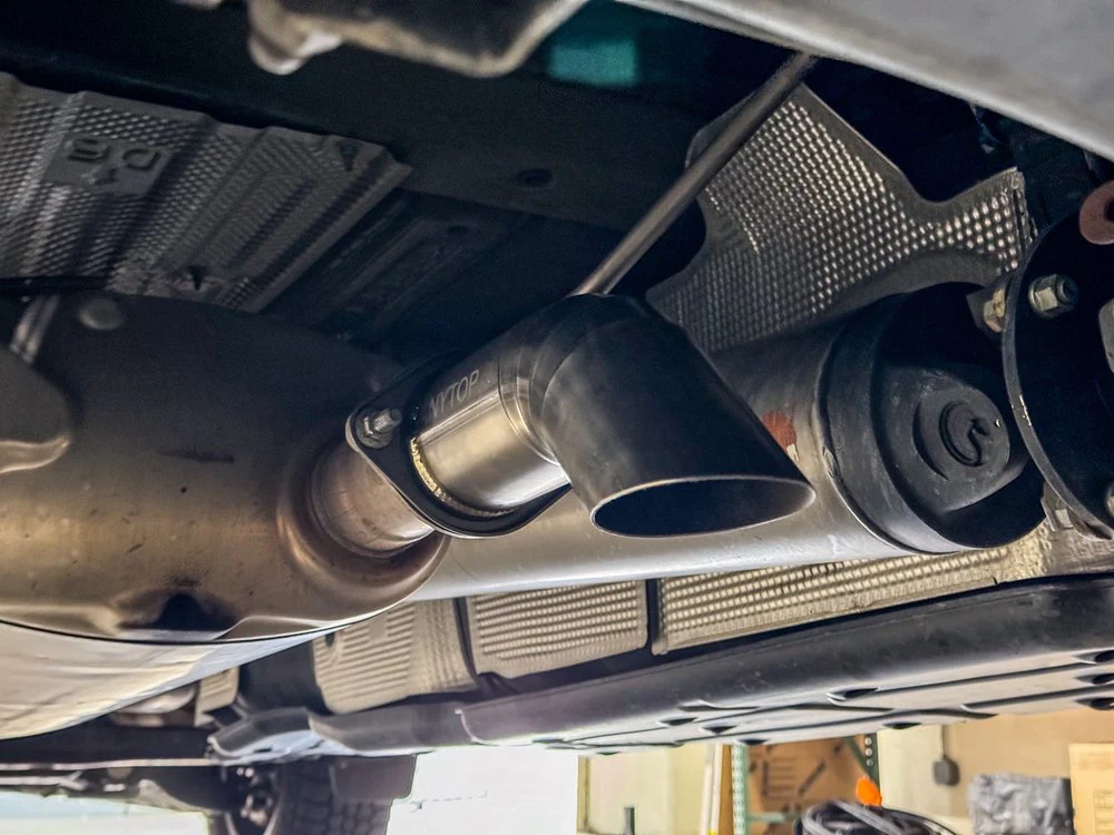 NYTOP 2022-Current Toyota Tundra Titanium Axle Dump Exhaust Tip - Image 2