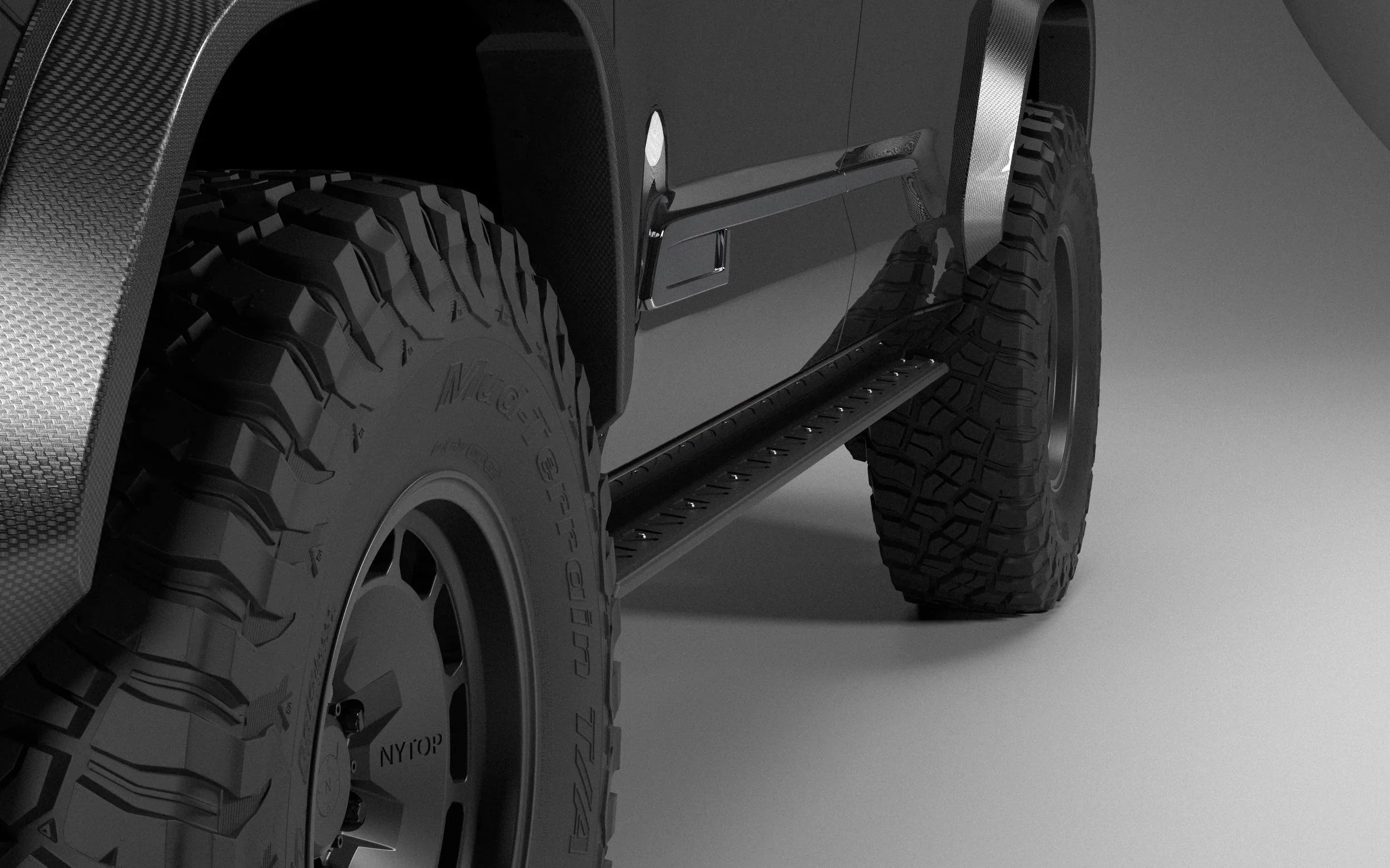 NYTOP 2023-2026 Toyota Sequoia Rock Sliders