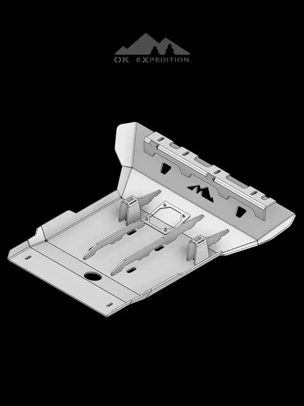 OK Expedition 2010-2023 Lexus GX460 Engine Skid Plate - Image 2