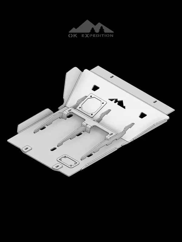 OK Expedition 2024-2026 Tacoma Engine Skid Plate - Image 2