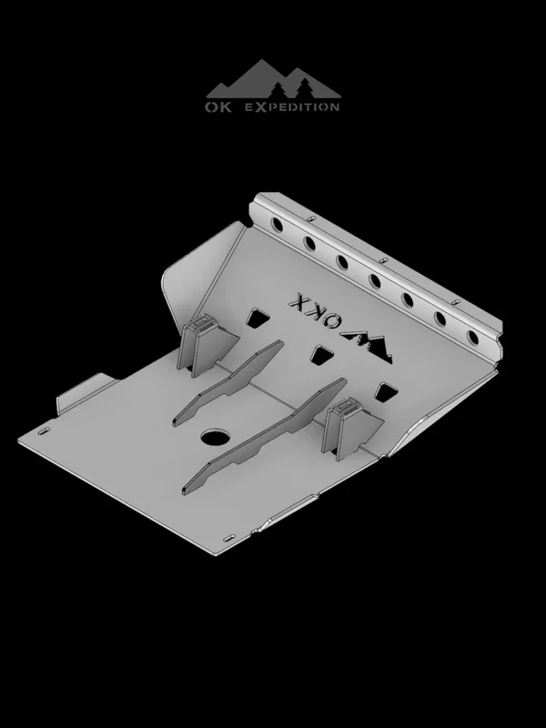 OK Expedition Tacoma T1 Engine Skid Plate - Image 3