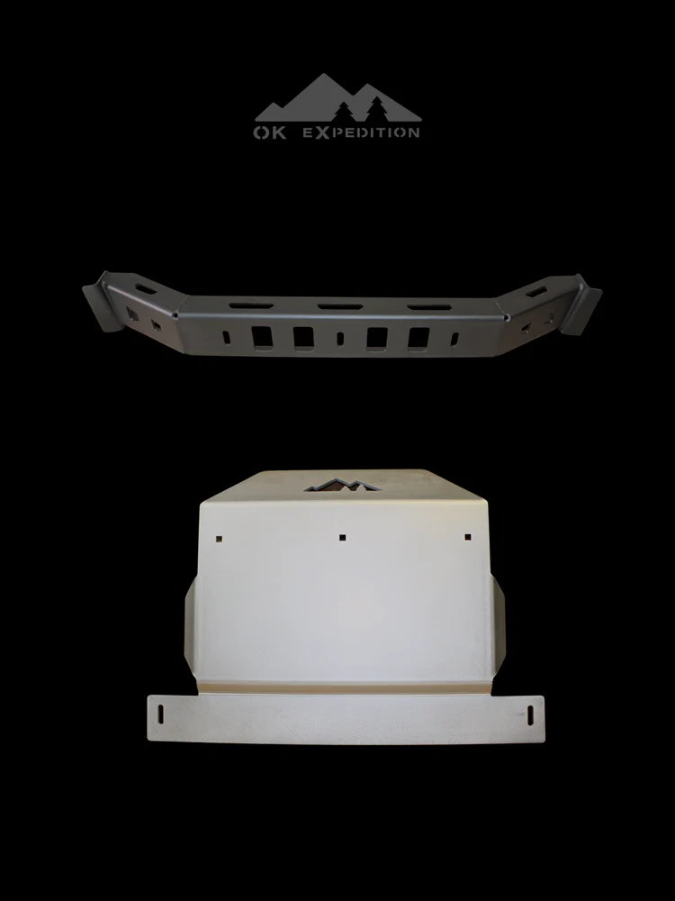 OK Expedition Tacoma T2 Transfer Case Skid Plate Kit - Image 2