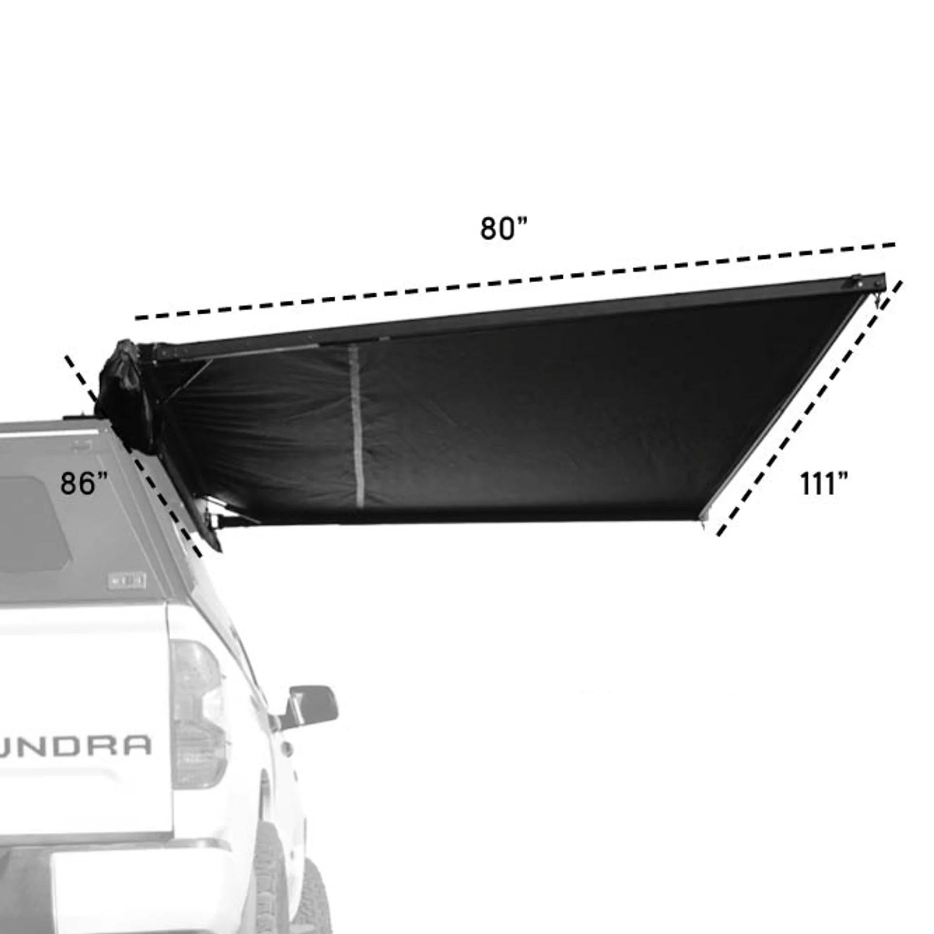 Overland Vehicle Systems XD Nomadic 2.0 - 6.5' Awning w/ Lights - Image 3