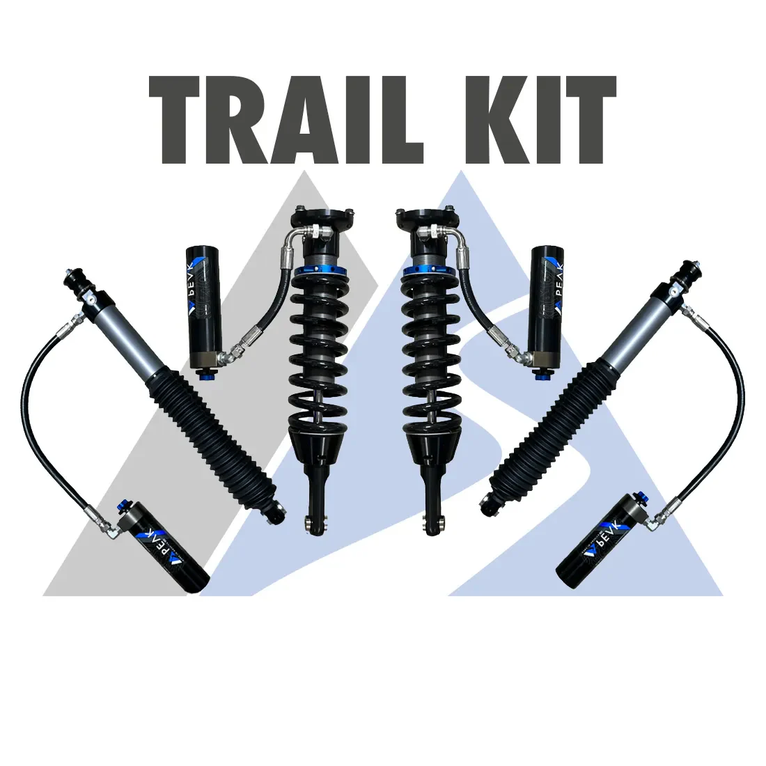 Peak Suspension 2.5" Trail Kit - 2010-2024 Toyota 4Runner/2010-2023 Lexus GX460/2010-2014 Toyota FJ Cruiser
