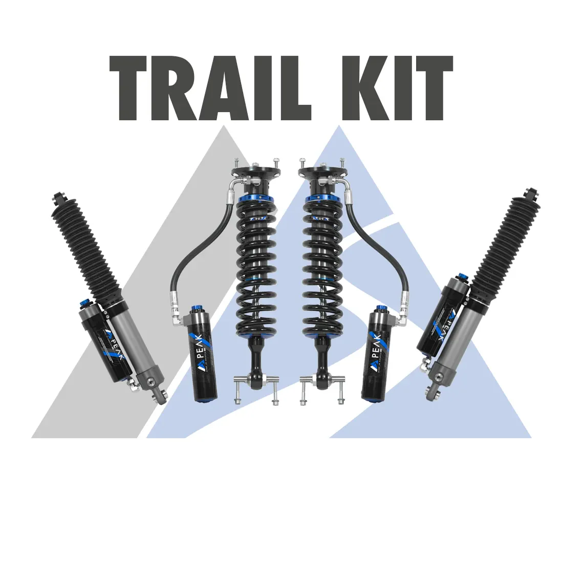 Peak Suspension 2.5" DSC Coilover Trail Kit - 2022-2026 Toyota Tundra/Sequoia