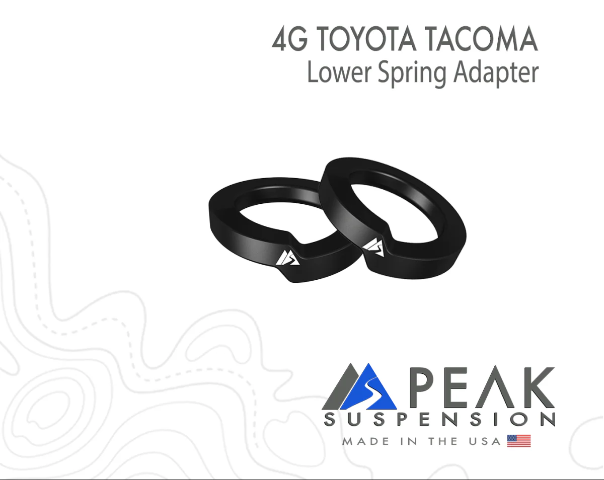 Peak Suspension 2024-2026 Toyota Tacoma Lower Spring Adapter