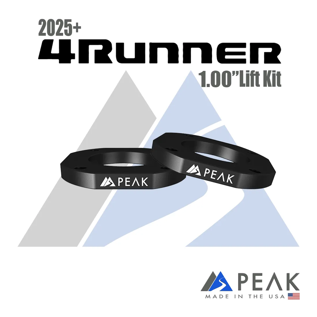Peak Suspension 2025-2026 Toyota 4Runner Trailhunter/TRD Pro - 1″ Lift