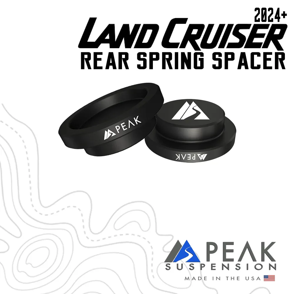 Peak Suspension Rear Spring Spacer - 2024-2026 Toyota Land Cruiser