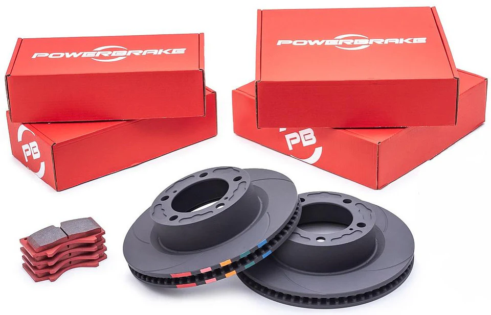 Powerbrake D-Line Front Kit 1990-1997 Toyota Land Cruiser 80 Series - Image 2