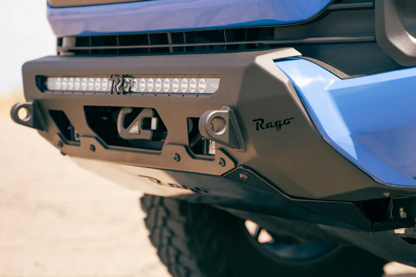 Rago Fabrication 2016-2023 Toyota Tacoma Center Mount Winch Front Bumper - Image 3