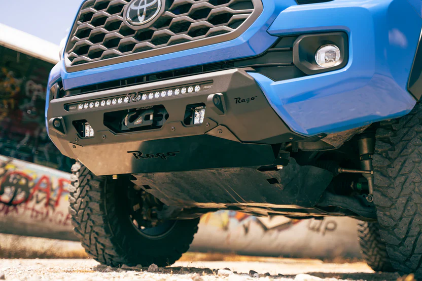 Rago Fabrication 2016-2023 Toyota Tacoma Skid Plate for Center Mount Front Bumpers - Image 3
