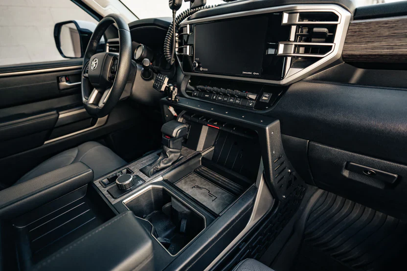 Rago Fabrication 2022+ Toyota Tundra 2023+ Sequoia Center Console Molle Panels & Device Bridge