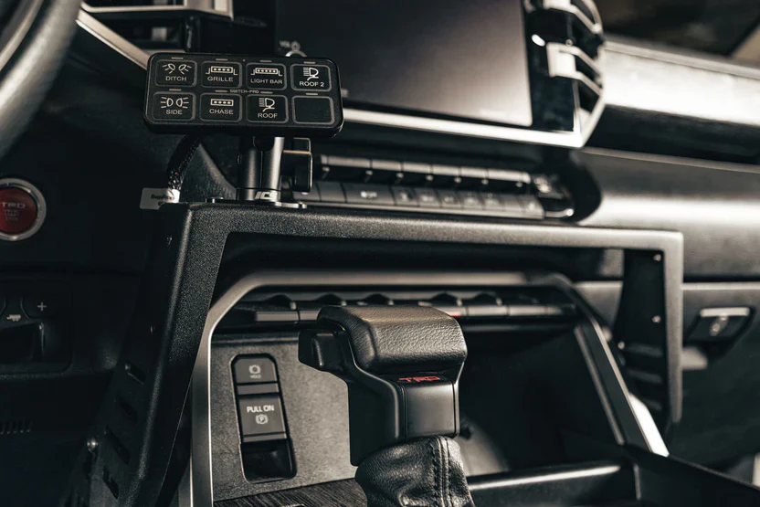 Rago Fabrication 2022+ Toyota Tundra 2023+ Sequoia Center Console Molle Panels & Device Bridge - Image 3