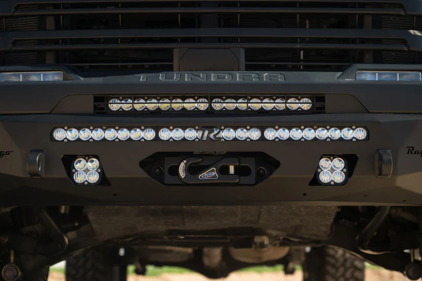 Rago Fabrication 2022+ Toyota Tundra Center Mount Winch Front Bumper - Image 4