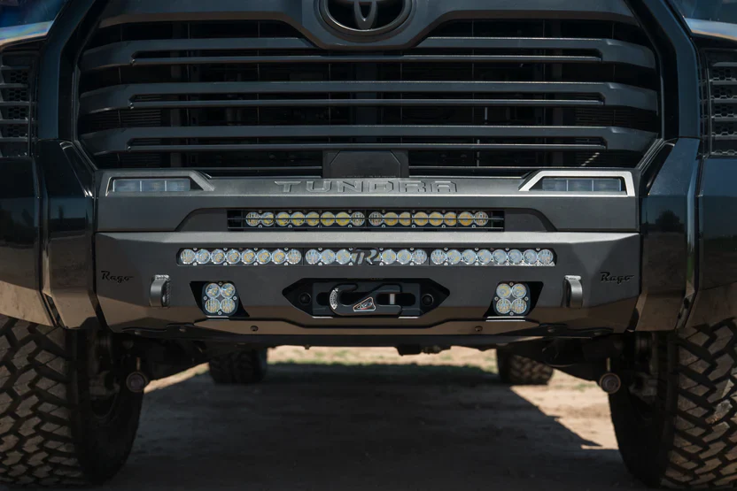 Rago Fabrication 2022+ Toyota Tundra Center Mount Winch Front Bumper - Image 7