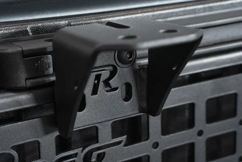 Rago Fabrication Universal & Toyota Bed Rail Accessory Mounting Bracket | Pair