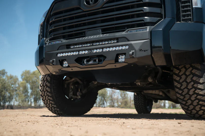 Rago Fabrication 2022+ Toyota Tundra Front Skid Plate for Center Mount Front Bumper - Image 3