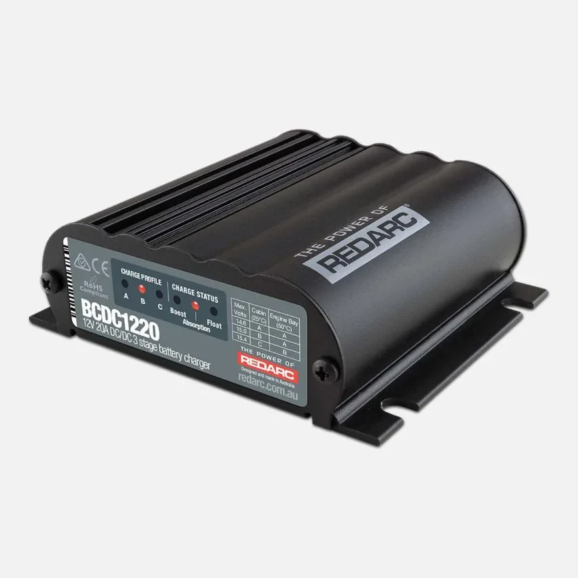 Redarc 12V 20A In-Vehicle DC Battery Charger
