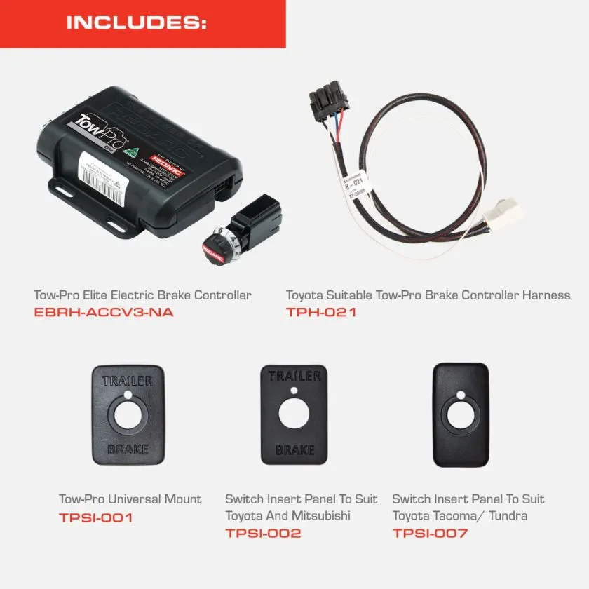 Redarc Brake Controller Kit - Toyota Land Cruiser/Sequoia/4Runner/Early Model Tundra & Tacoma - Image 3