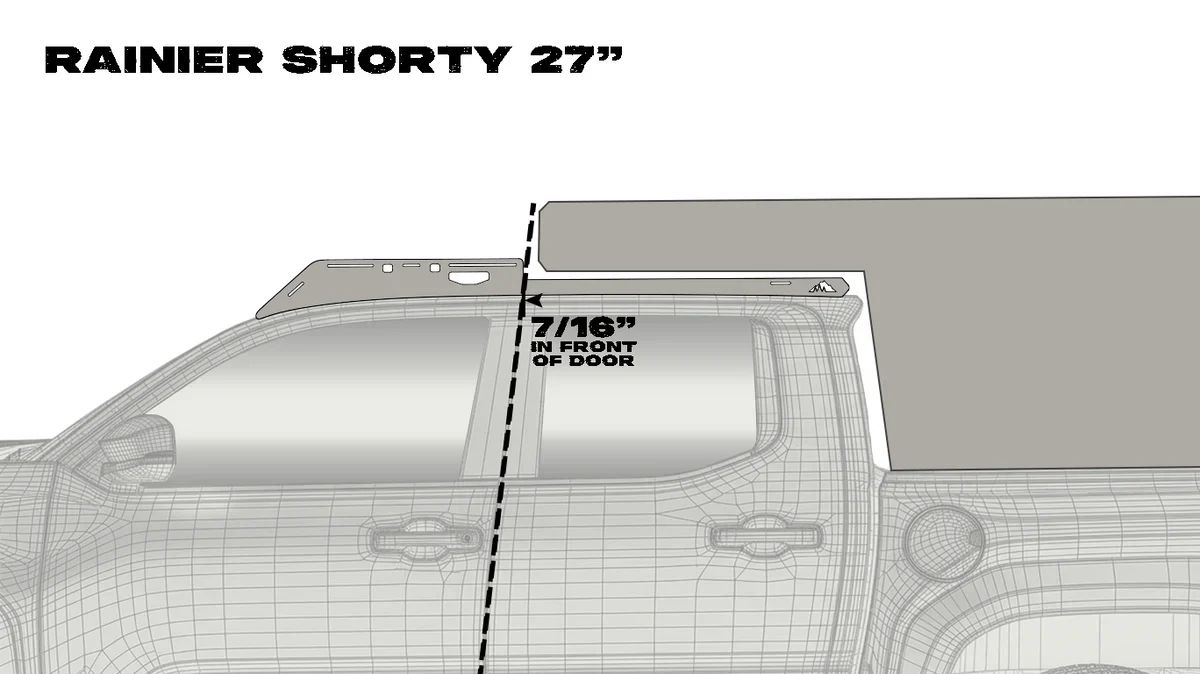 Sherpa The Rainier Shorty 2024-2026 Toyota Tacoma Camper Rack - Image 12