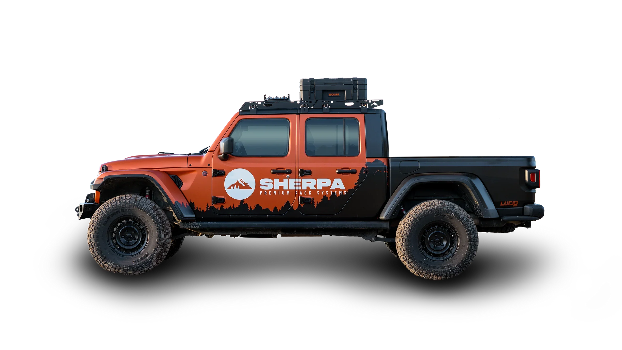 Sherpa The Sunlight 2020-2025 Jeep Gladiator JT Roof Rack