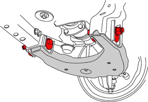 SPC 25440 Cam Bolt Kit - 16-23 Toyota Tacoma/10-24 4Runner - Image 2