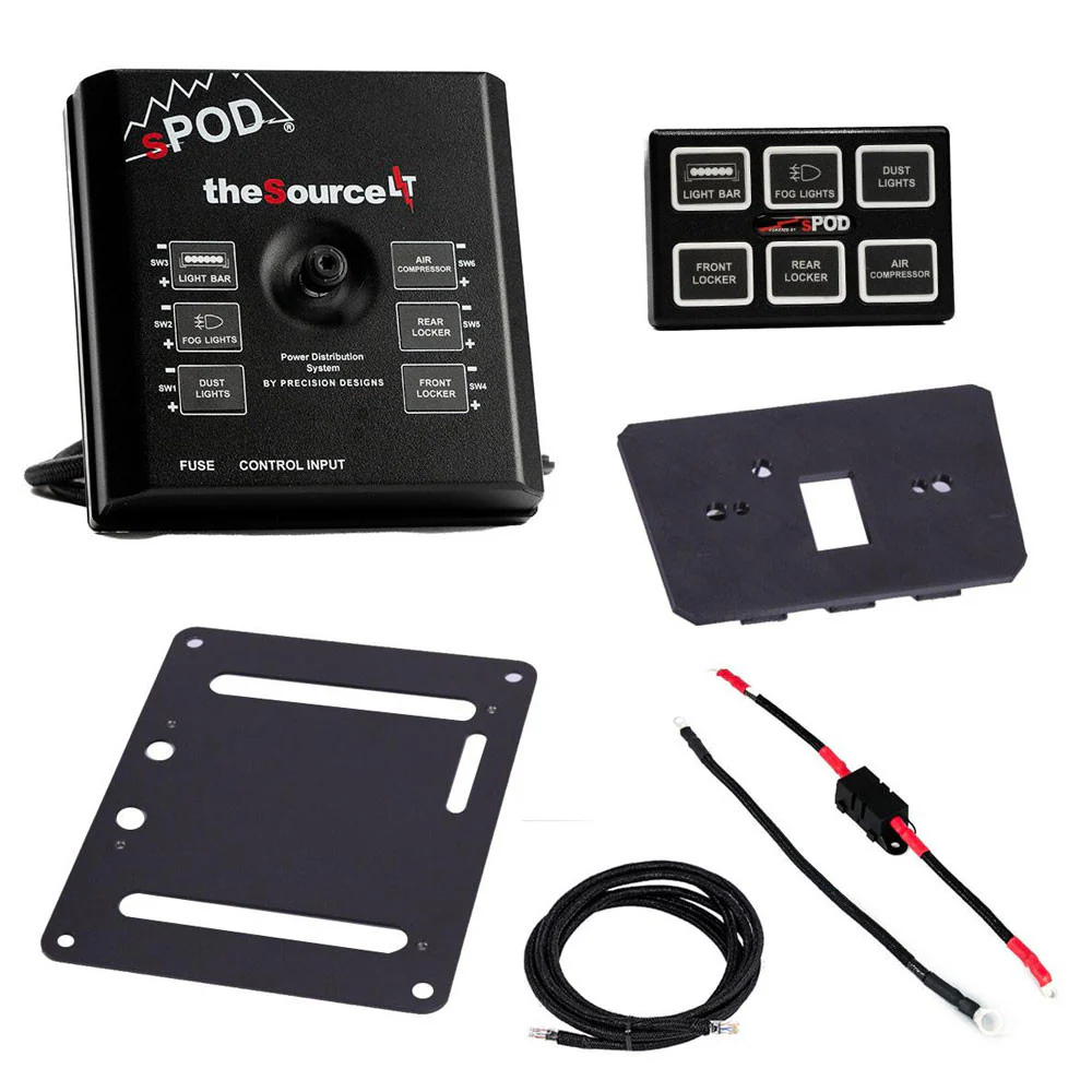 sPOD Mini6 SourceLT Center Console Kit - Can-Am Maverick R 2024