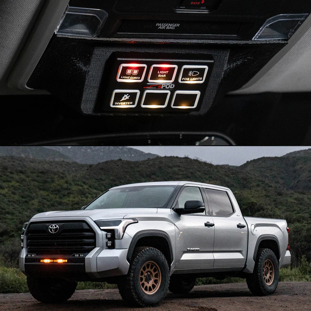 sPOD Mini6 SourceLT Vehicle Kit - Toyota Tundra 2022-2026