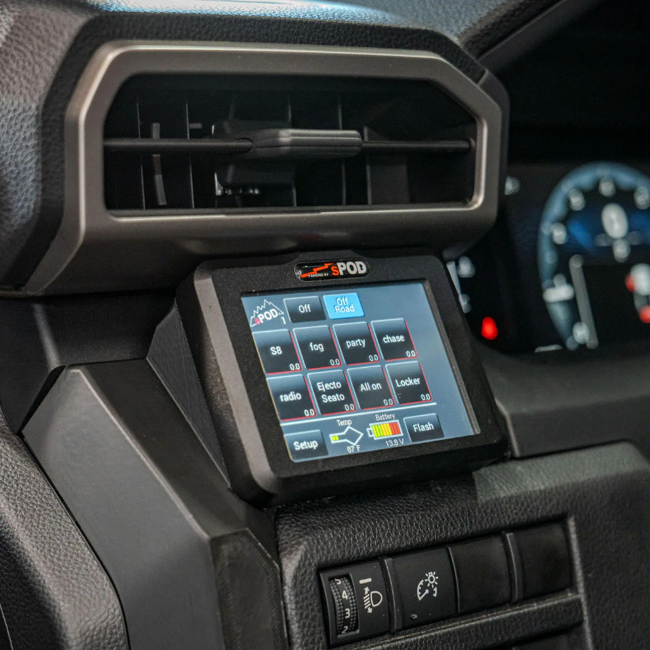 sPOD Touchscreen BantamX Power Management Vehicle Kit - Toyota Tacoma 2024-2026